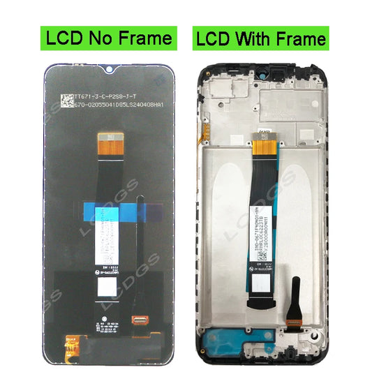 6.71 "originale per Xiaomi Redmi 10C Display LCD Touch Screen Digitizer Assembly con cornice per schermo Lcd Redmi 10C 220333QBI
