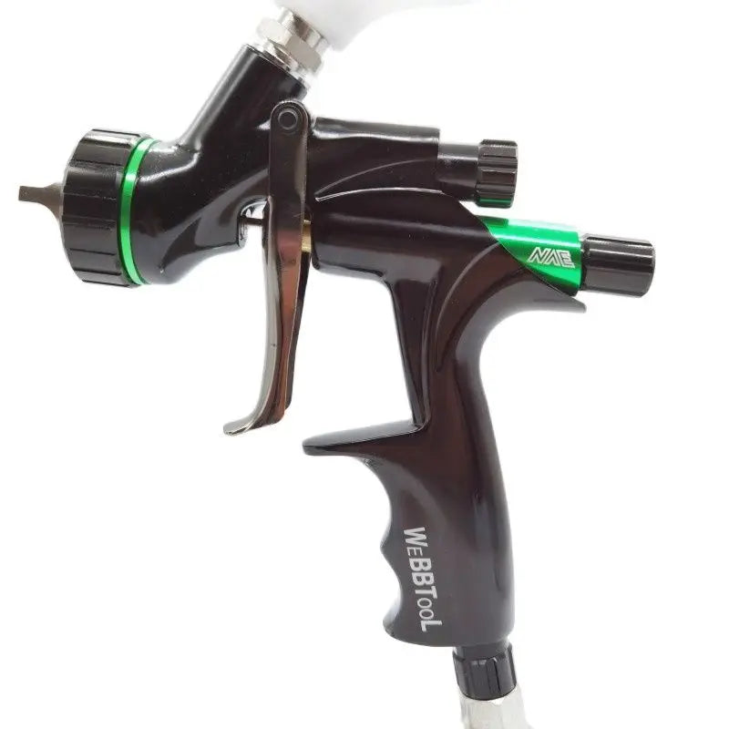 Pistola a spruzzo NVE pistola a spruzzo ad aria con ugello in acciaio inossidabile da 1.3mm per vernice a spruzzo per auto pistola a spruzzo con vernice a base d'acqua aerografo