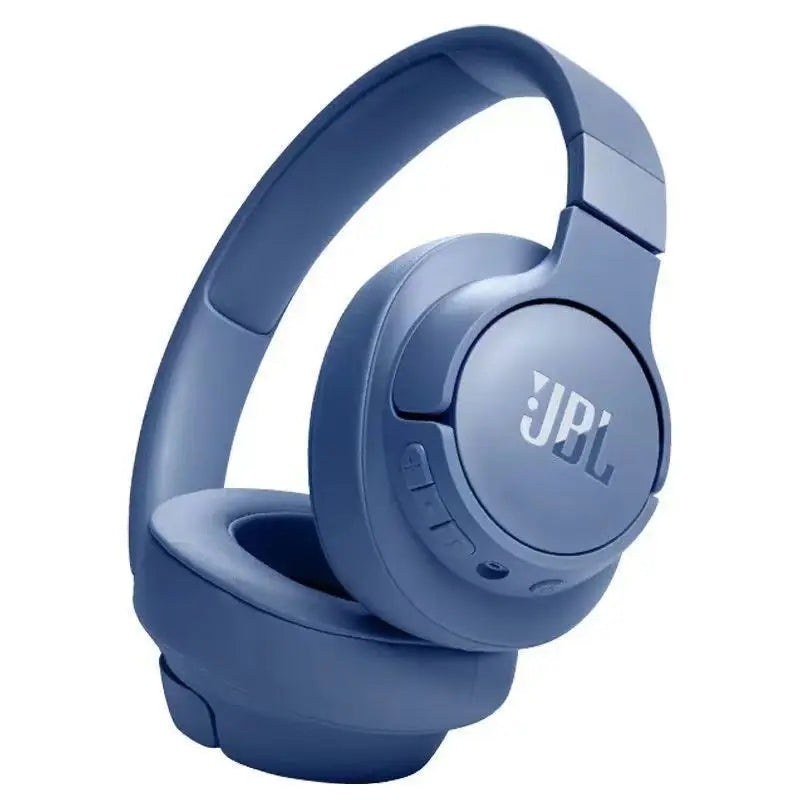 Cuffie wireless JBL Tune 720BT, modello on-ear, con tecnologia Bluetooth 5.0, cancellazione del rumore, ideali per il gaming e lo sport, con funzione vivavoce, 720 BT.