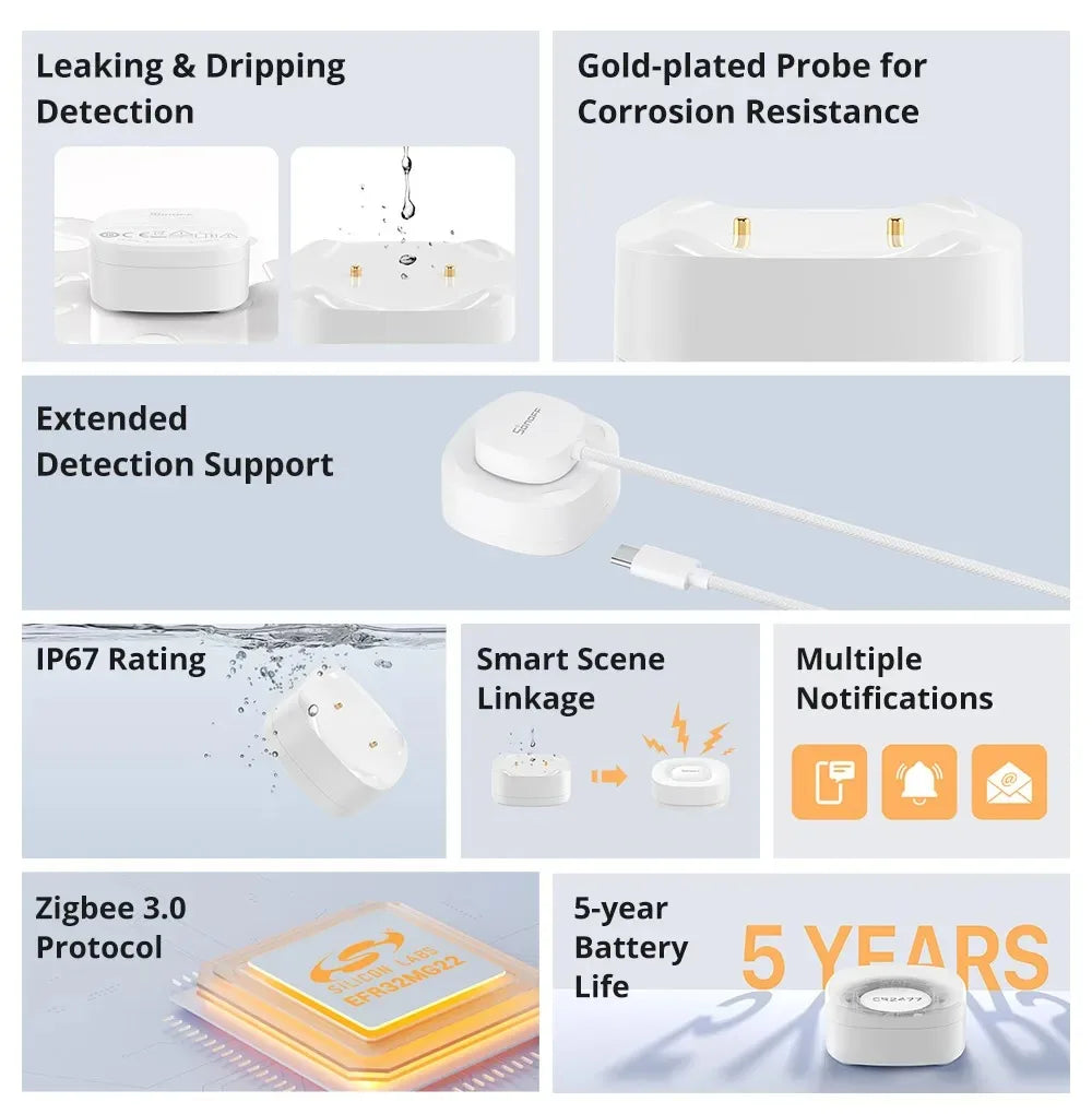 Sensore di Presenza Umana Zigbee SONOFF SNZB-06P, SNZB-03P, SNZB-04P, SNZB-05P, SNZB-06P, Sonoff SWV, Sonoff Water Valve Bridge Pro
