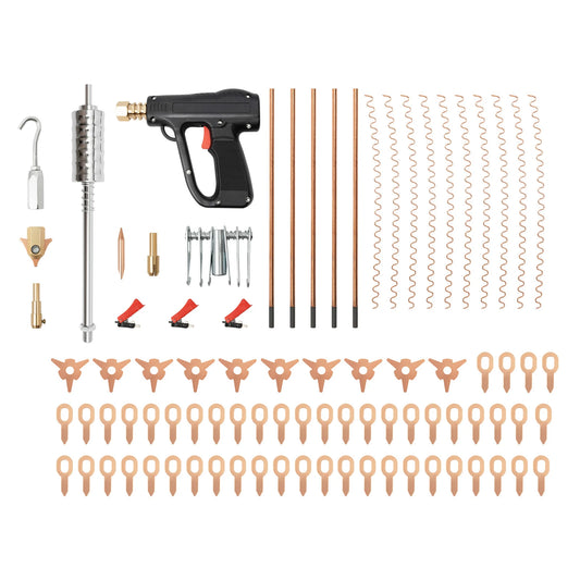 Kit di Riparazione Ammaccature Auto 86 Pezzi, Set di Attrezzi per Rimozione Ammaccature Senza Vernice con Pistola per Saldatura a Punti e Martello di Trazione per Carrozzeria