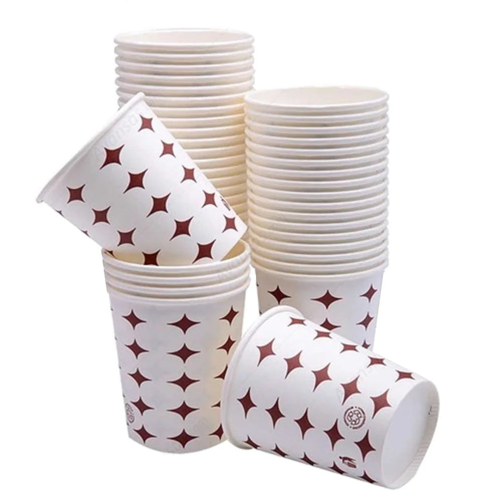 Bicchieri di carta da 180ml 50 pezzi usa e getta caffè tè tazza di latte accessori da cucina forniture per feste tazze usa e getta bicchieri di carta per caffè