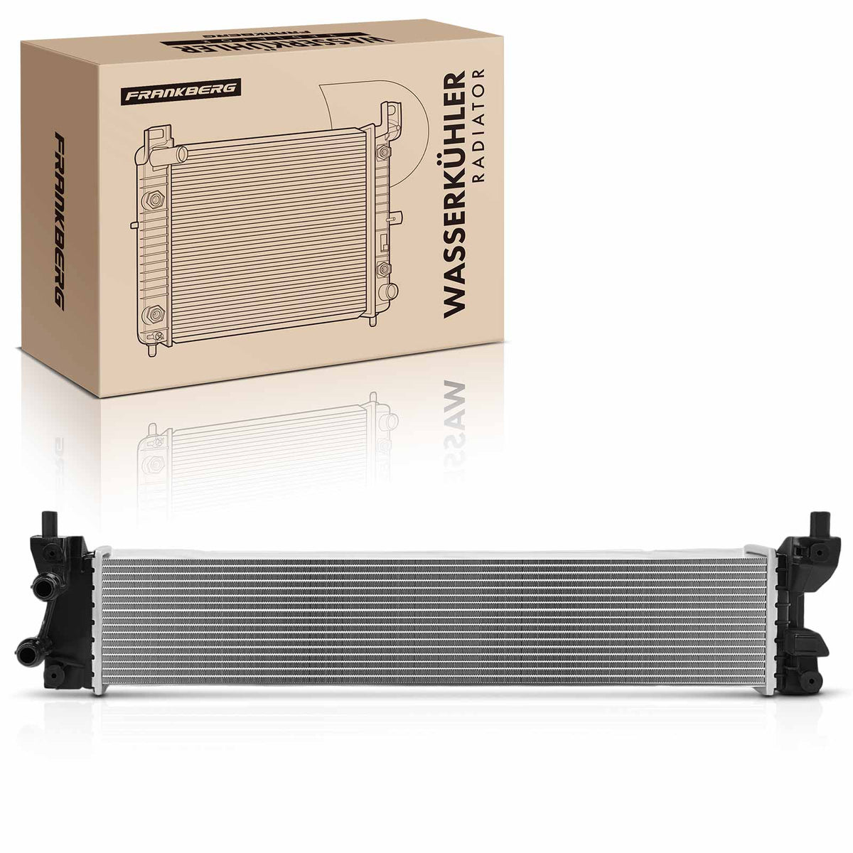Frankberg 1x Radiatore Acqua Motore per VW Sharan 7N Seat Alhambra 710 711 2.0L 7N0121253C