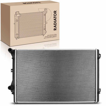 Radiatore acqua motore Frankberg 1X per VW Golf V Jetta Passat Audi A3 8P Skoda 13235 13212 1K0121251L 1K0121253L