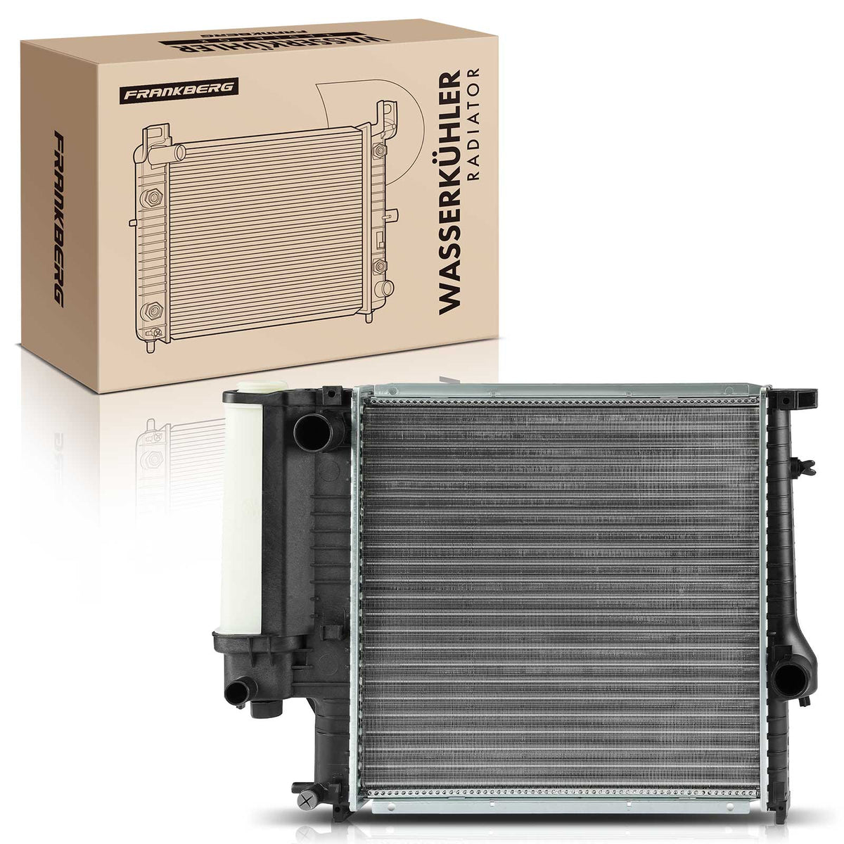 Radiatore acqua motore Frankberg 1X per BMW Serie 3 E36 E30 Z3 E36 316I-328I 17111712997 17111723536 17111723990