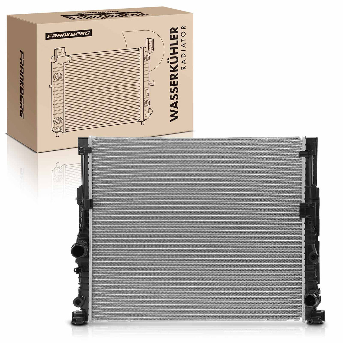 Radiatore Frankberg 1X per BMW Serie 5 G30 G31, Serie 6 Gran G32, Serie 7 G11 G12 17118740697 17118742604