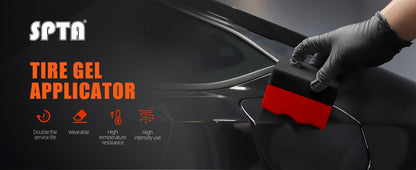 SPTA Wonder Wave Durafoam Spugna Applicatrice Sagomata Grande per Lucidatura Pneumatici e Lavaggio Auto