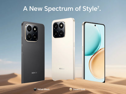 HONOR 400 Smart 4G Smartphone, Display 6.77" 120Hz, Batteria 6500mAh Doppia Cella, Fotocamera AI 108MP, Certificazione SGS 5 Stelle, Resistenza IP65, NFC, Dual SIM, Android 15