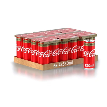 COCA COLA IN LATTINE DA 24 PZ ZERO/SENZA CAFFEINA