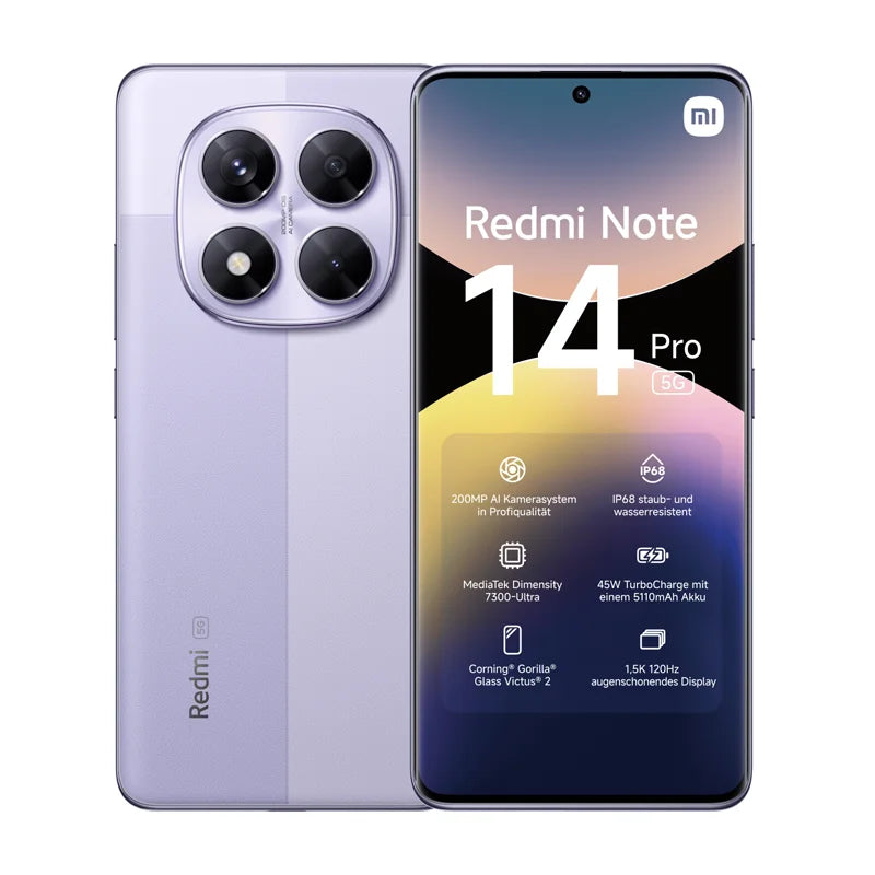 Xiaomi Redmi Note 14 Pro 5G 8GB 256GB Smartphone con NFC