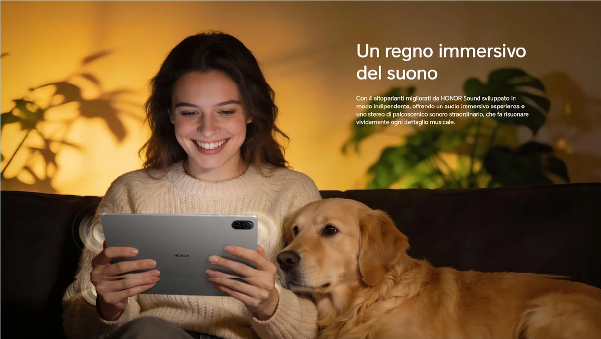 HONOR Pad X8b, tablet versione UE, batteria da 10.100 mAh, display HONOR Eye Comfort FullView da 11 pollici, chipset Snapdragon a 6 nm, struttura in metallo resistente, tablet Android