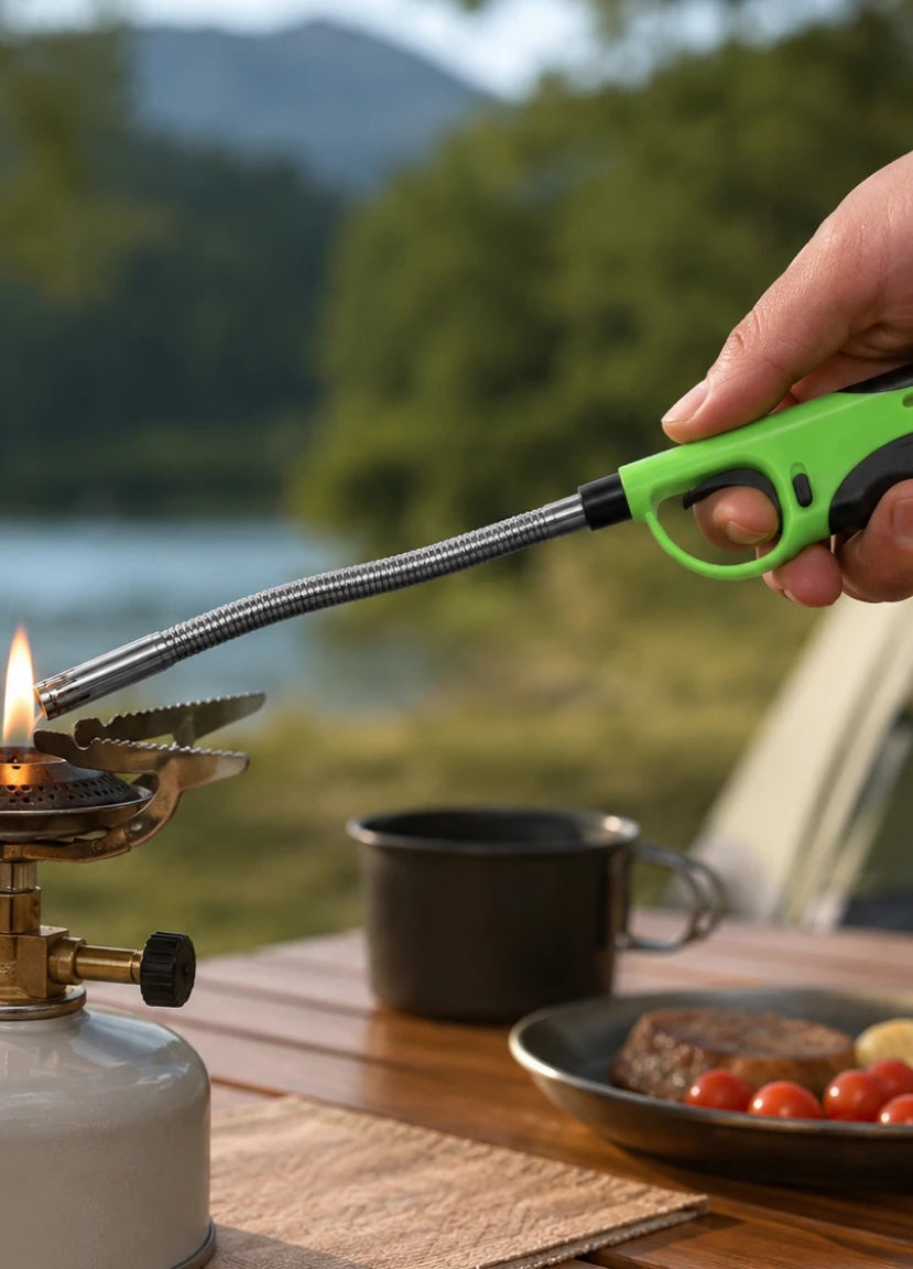 Confezione da 20 accendigas Rocket Barney, accenditori multiuso dal design semplice e moderno per cucina, fornelli, candele, barbecue e uso quotidiano