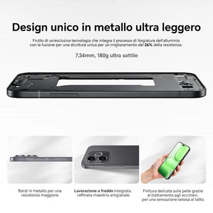 2026 New HONOR 600 Lite 5G Smartphone, Fotocamera AI da 108MP, Display AMOLED da 6.6", Batteria da 6520mAh con Ricarica Rapida 45W, Cellulare Android 16 Sbloccato, IP66&SGS, Dual SIM, NFC
