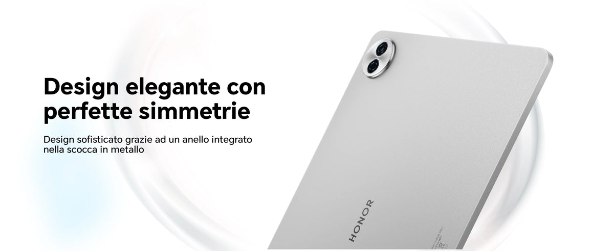 HONOR Pad 10 da 12,1 pollici, 120 Hz, display HONOR Eye Comfort da 2,5K, 8 GB/256 GB, Wi-Fi, batteria da 10.100 mAh, processore Snapdragon 7 Gen 3 a 4 nm, efficienza AI, 6 altoparlanti, Android 15, grigio