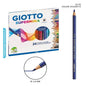 GIOTTO Supermina 12 Pastelli a Colori – Matite Colorate Mina 3,8 mm – Originali FILA