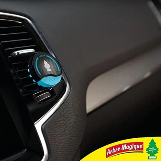 Confezione da 6 o 12 Arbre Magique POP Ice Pine o Green Mint, profumatori auto solidi assortiti, fragranza decisa e fresca, formato scorta per auto, furgone, armadio e piccoli ambienti