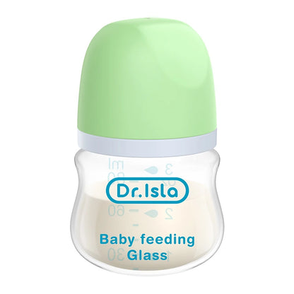 MAMIJOY 1PCS Biberon per Neonati 90ML/160ML Biberon in Vetro Anti-flatulenza Biberon per l'Alimentazione del Latte Senza BPA per Neonati