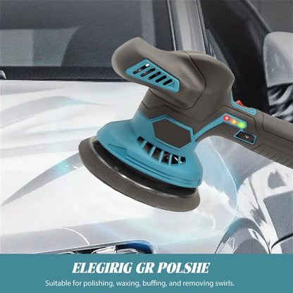    Lucidatrice elettrica portatile a 6 velocità, senza fili, per auto, con batteria Makita 21V