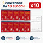 Confezione da 10 blocchi Documenti di Trasporto DDT 3 copie 15x23 cm, 50 fogli x 3 copie, moduli per spedizioni, consegne, magazzino e ufficio
