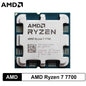 Processore AMD Ryzen 7 7700 per Gaming e Produttività, CPU Desktop 8-Core 12T, 4.5 GHz Max Boost, 5nm 32MB Cache L3, Socket AM5 (Dissipatore Non Incluso)