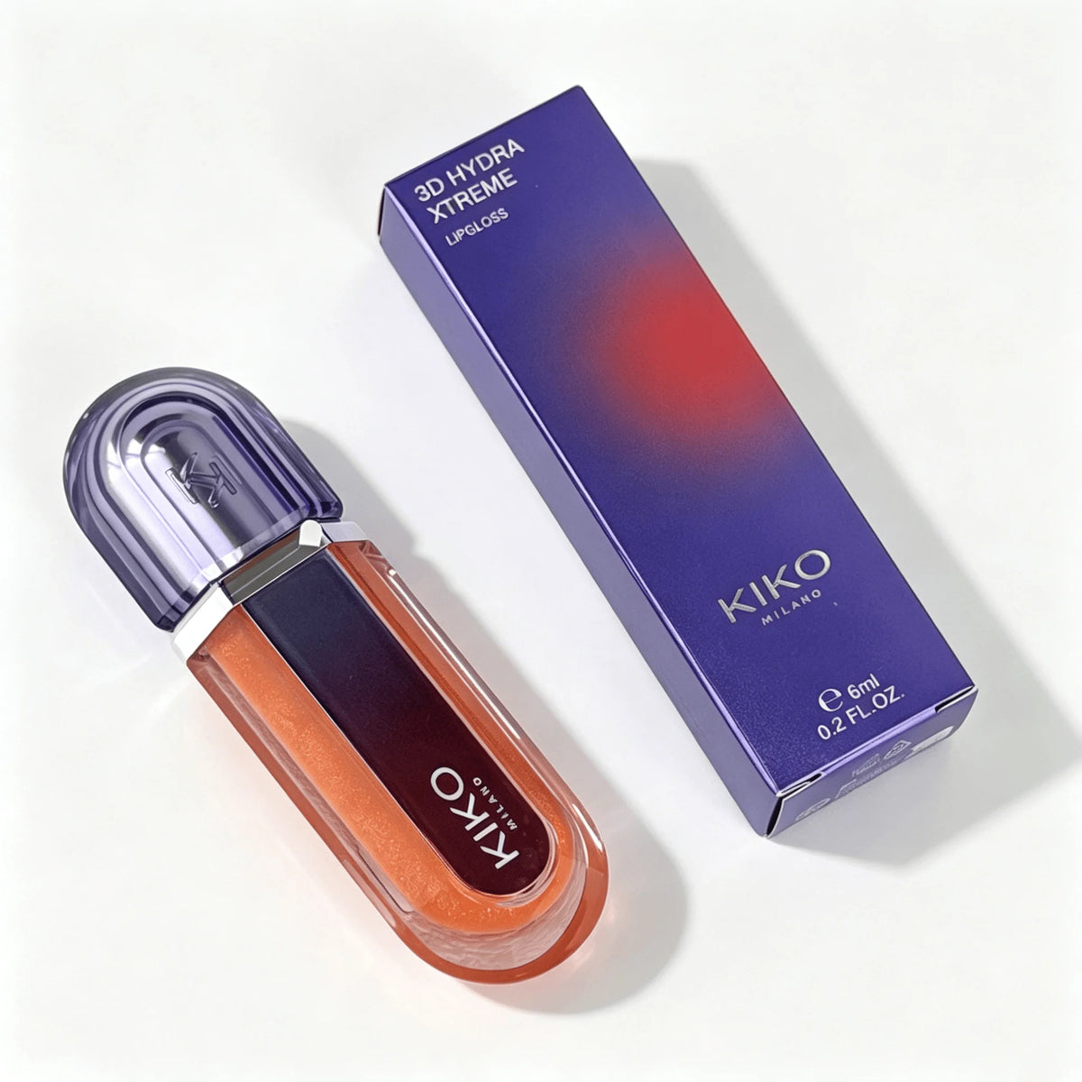 KIKO Milano Edizione Limitata 25° Anniversario Lucidalabbra 3D Hydra Viola, Smalto Labbra Volumizzante, Rossetto Trasparente Effetto Specchio, Non Sbiadisce, Maschera Labbra Naturale