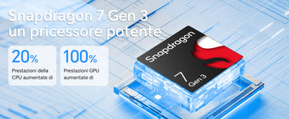HONOR Pad 10 da 12,1 pollici, 120 Hz, display HONOR Eye Comfort da 2,5K, 8 GB/256 GB, Wi-Fi, batteria da 10.100 mAh, processore Snapdragon 7 Gen 3 a 4 nm, efficienza AI, 6 altoparlanti, Android 15, grigio
