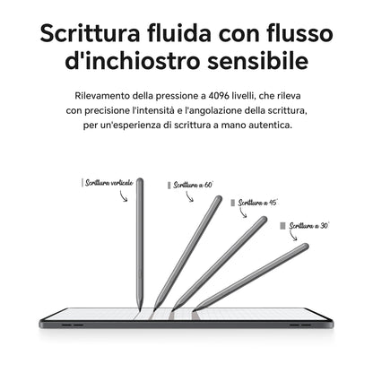 HONOR CHOICE penna per HONOR Pad 10/9/X9a, ad alta sensibilità, Palm Rejection, penna touch per tablet con rilevamento dell'inclinazione, penna capacitiva con 1 punta di ricambio