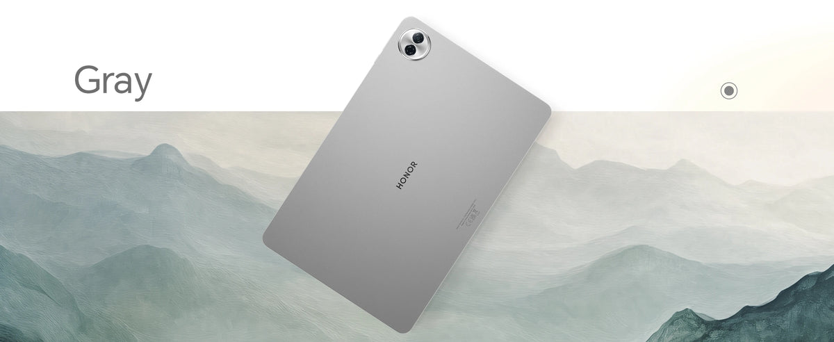 HONOR Pad 10 da 12,1 pollici, 120 Hz, display HONOR Eye Comfort da 2,5K, 8 GB/256 GB, Wi-Fi, batteria da 10.100 mAh, processore Snapdragon 7 Gen 3 a 4 nm, efficienza AI, 6 altoparlanti, Android 15, grigio
