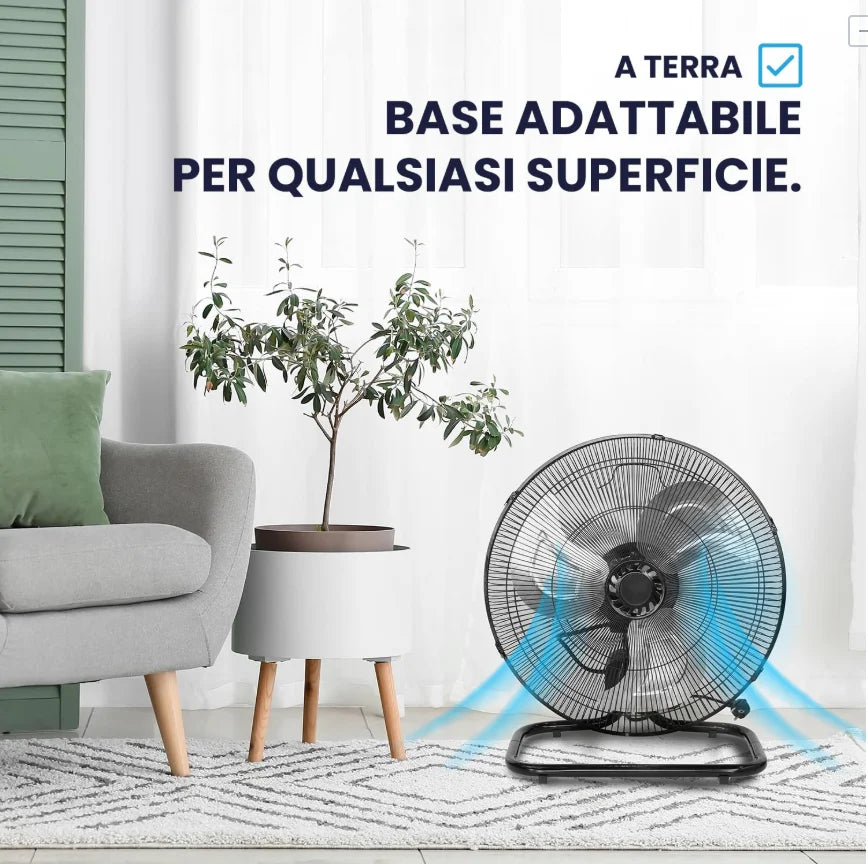 VENTILATORE A PIANTANA INDUSTRY 80W 3 IN 1