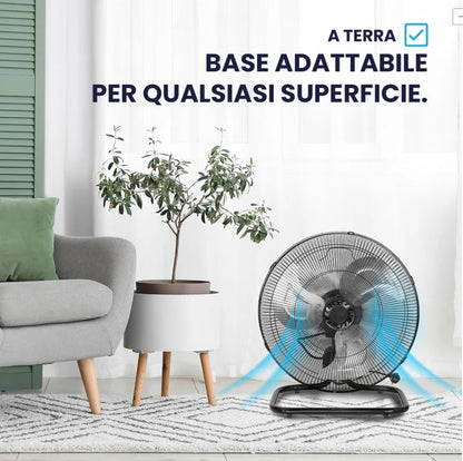 VENTILATORE A PIANTANA INDUSTRY 80W 3 IN 1