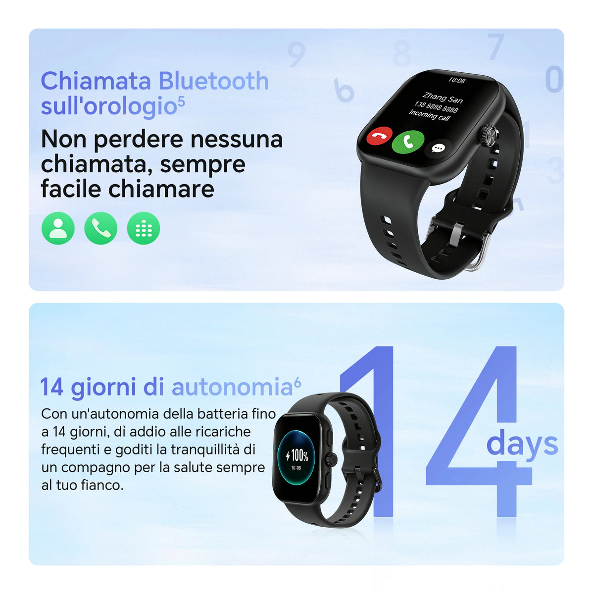 HONOR CHOICE Watch 2 Pro Uomo Donna, 1.97" Orologio Smartwatch con Chiamata Bluetooth, Batteria 14 giorni, GPS, 120+ Sportive Smart Watch con Sonno e Cardiofrequenzimetro, 5ATM per Android iOS, Nero