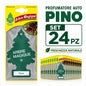 Confezione da 6, 12 o 24 Arbre Magique Pino, profumatori auto da appendere, fragranza piacevole e rinfrescante, formato scorta per auto, furgone, armadio e piccoli ambienti