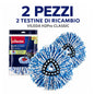 Confezione da 2, 3, 4 o 5 ricambi Vileda H2PrO Spin Mop, teste mocio in microfibra lavabili in lavatrice per pavimenti duri sigillati