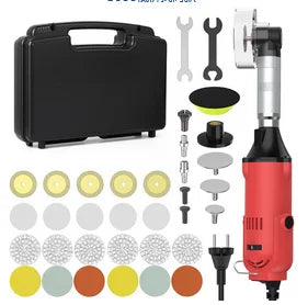 Smerigliatrice Elettrica a 1500 RPM, 6 Velocità, Strumento per Pulizia Fughe Piastrelle in Ceramica, Lucidatrice per Rimozione Bave e Lucidatura di Superfici in Ceramica e Pietra per Auto
