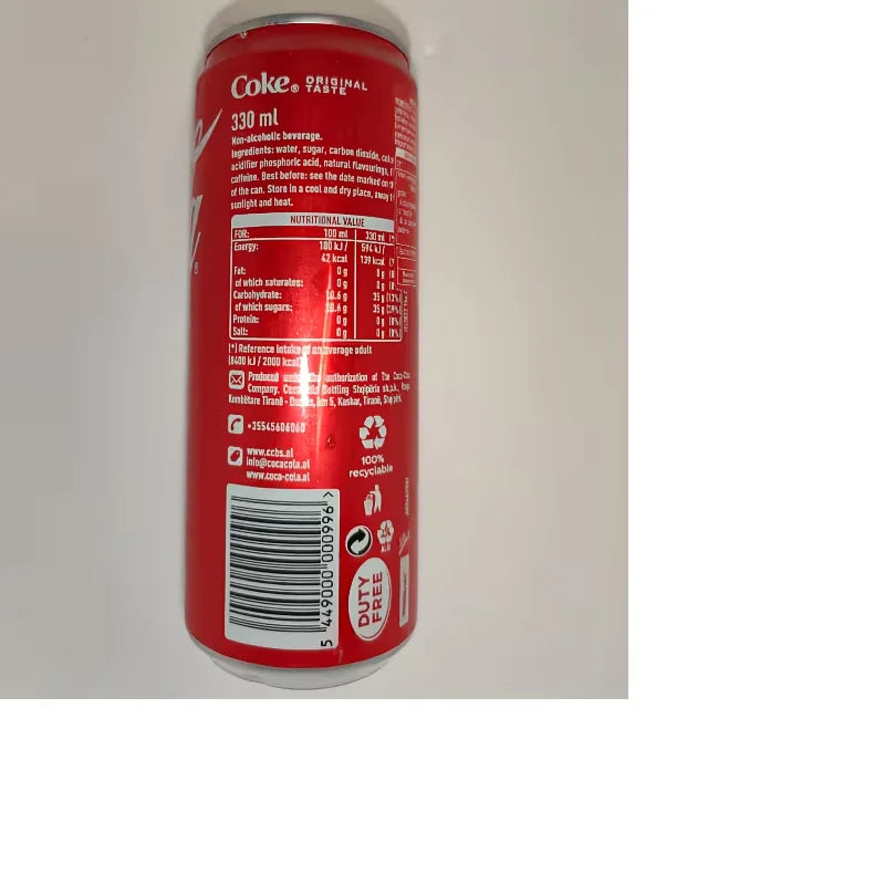 COCA COLA IN LATTINE DA 24 PZ ZERO/SENZA CAFFEINA
