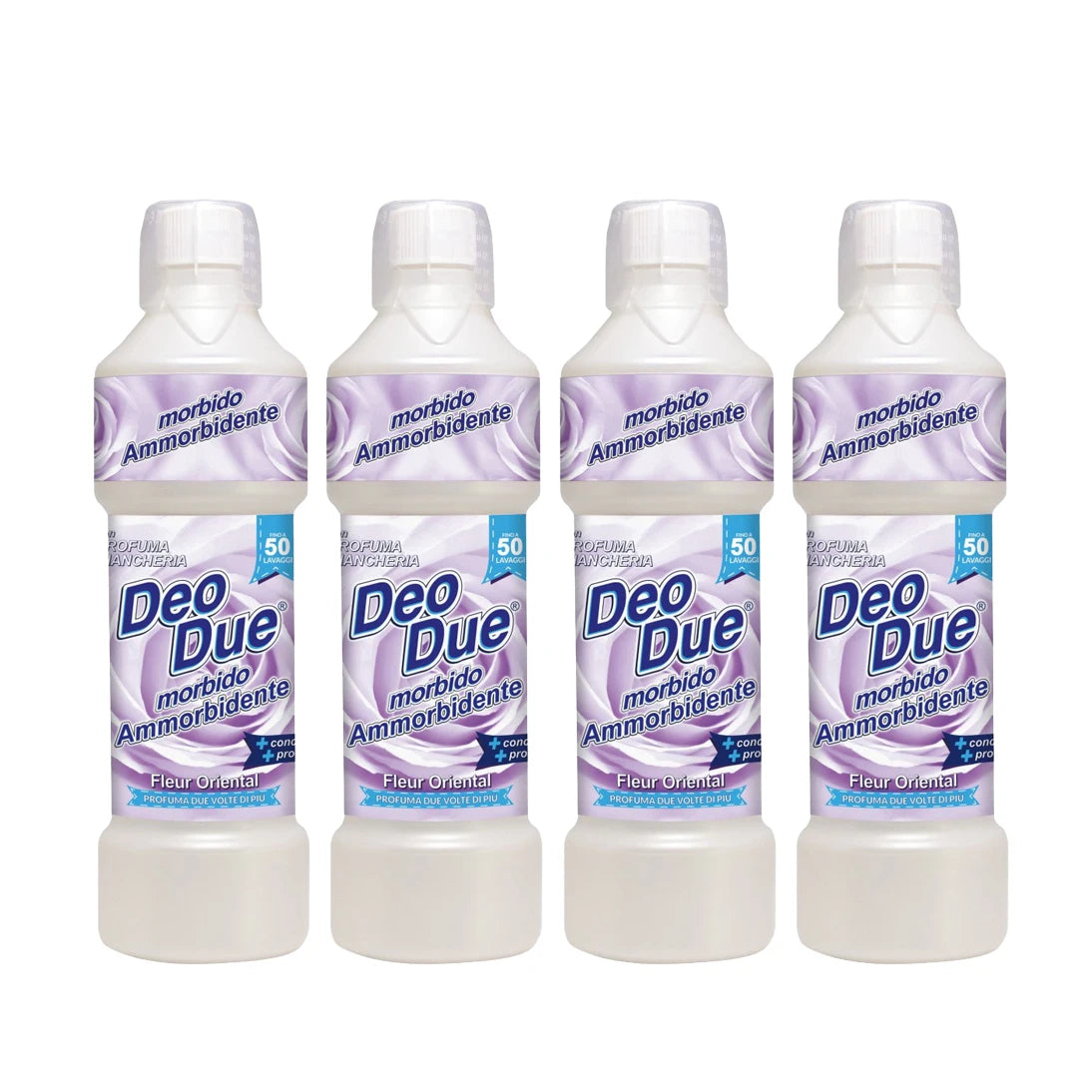 4x Deo Due Ammorbidente 1L 50lav. Totale 200lav.