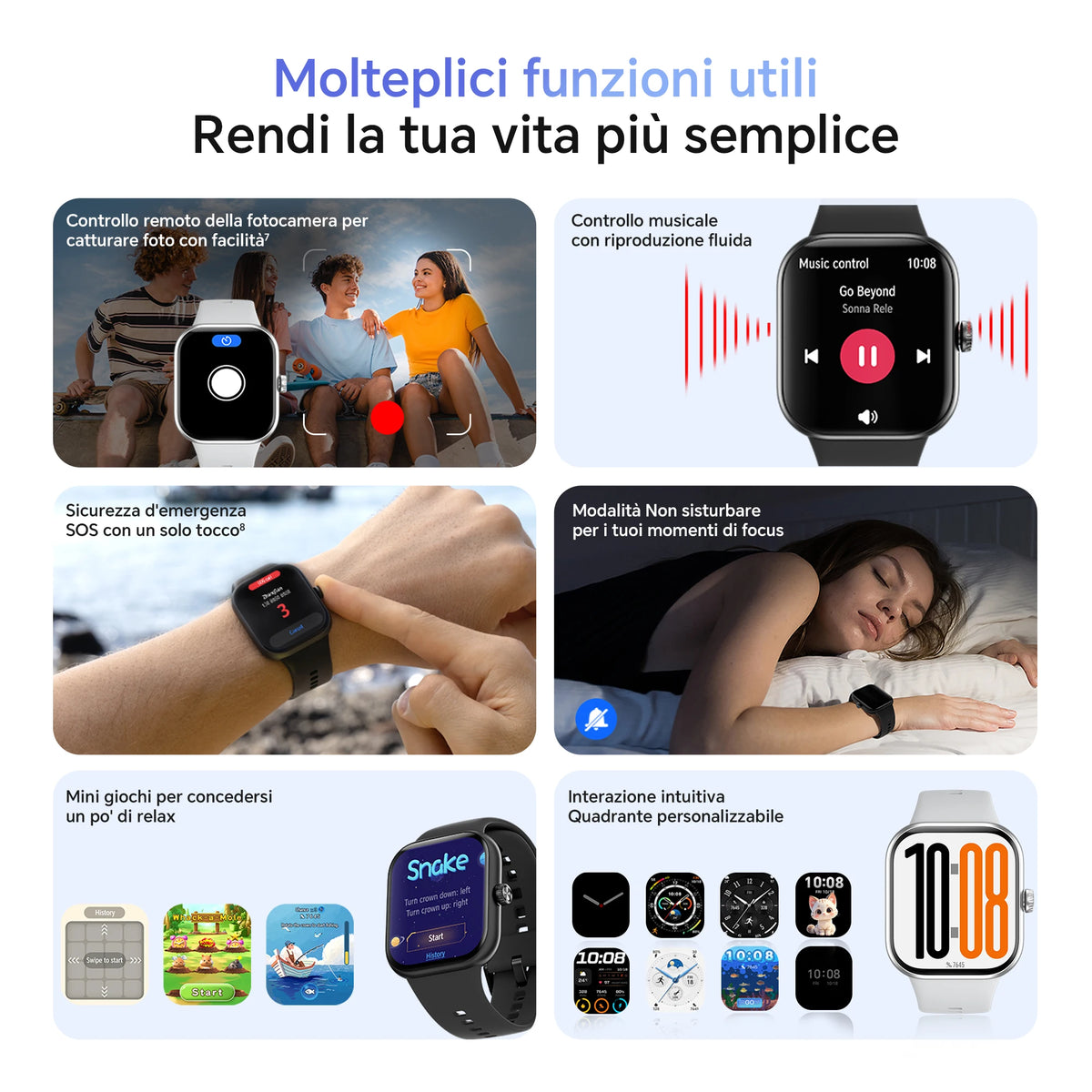 HONOR CHOICE Watch 2 Pro Uomo Donna, 1.97" Orologio Smartwatch con Chiamata Bluetooth, Batteria 14 giorni, GPS, 120+ Sportive Smart Watch con Sonno e Cardiofrequenzimetro, 5ATM per Android iOS, Nero