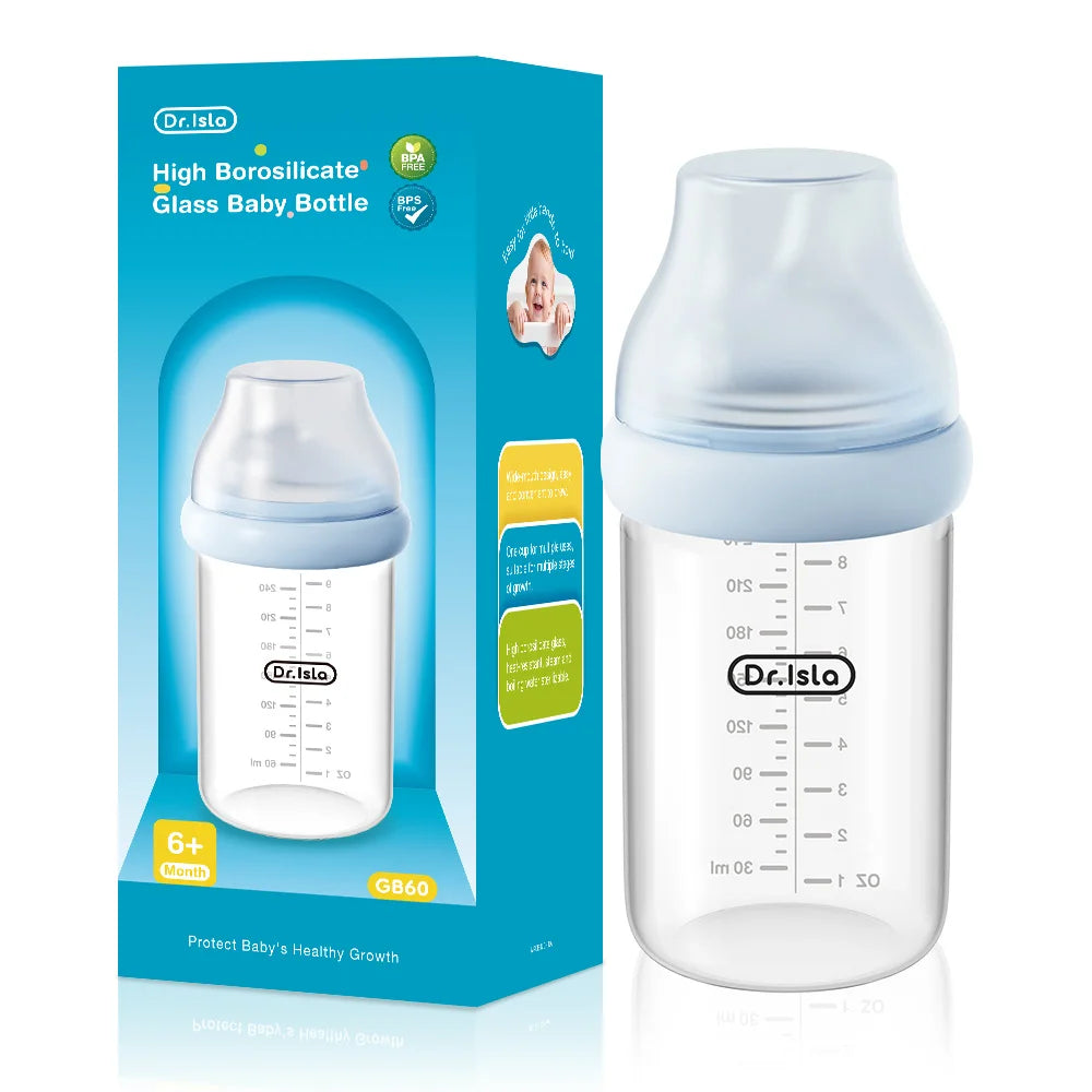 MAMIJOY GB60 – Biberon in vetro da 90, 160 o 240 ml