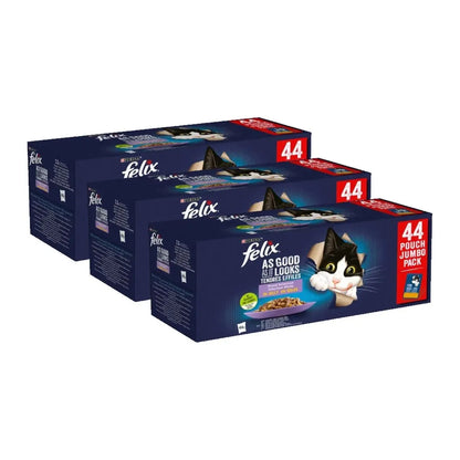 FELIX GHIOTTONERIE.BS 85GX44PZ MULTIPACK - FELIX FANTASTIC MULTISABORES - 44X85GR (CONFEZIONE JUMBO)