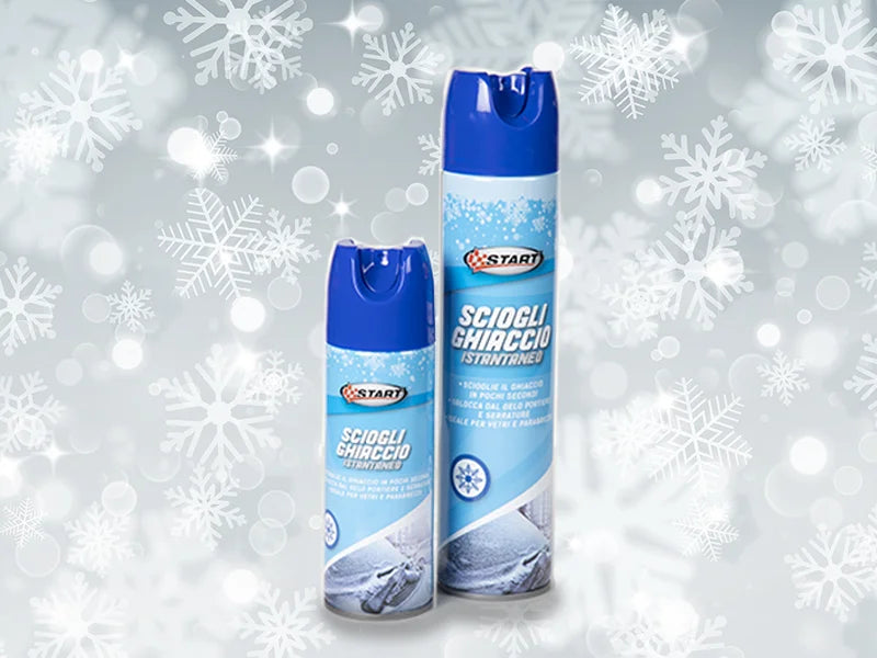 Spray Antighiaccio 200ml per Auto, Finestre e Serrature - Scioglie il Ghiaccio Rapidamente, Uso Invernale, Pratico e Sicuro