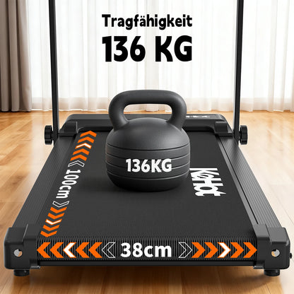 Tapis Roulant Kehot per Casa 1-12Km/H 8% Inclinazione App Bluetooth 12 Programmi di Allenamento Tapis Roulant Pieghevole per Palestra Domestica