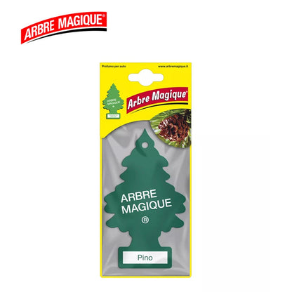Confezione da 6, 12 o 24 Arbre Magique Pino, profumatori auto da appendere, fragranza piacevole e rinfrescante, formato scorta per auto, furgone, armadio e piccoli ambienti