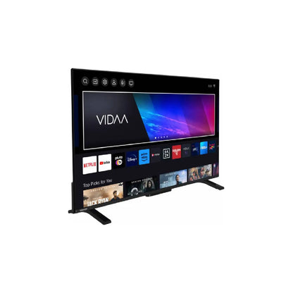 Toshiba 43QV2463DA 43 Inch QLED 4K Smart TV - Ultra HD VIDAA, Dolby Vision HDR, WiFi, Bluetooth, DVB-T2/C/S2, 3 HDMI, 2 USB, Dolby Audio, Onkyo