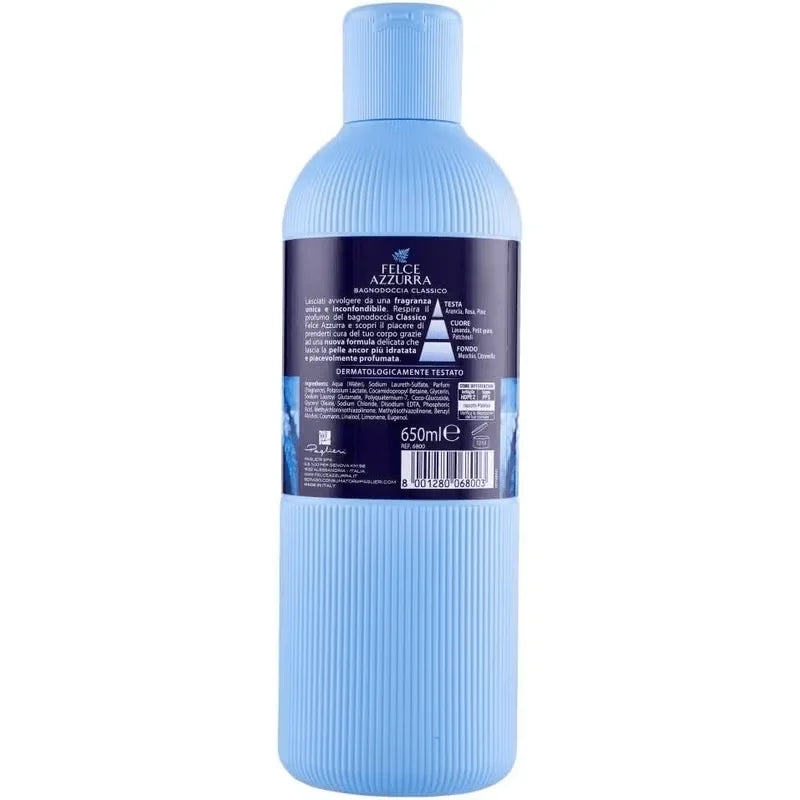 3 x FELCE AZZURRA BAGNO SCHIUMA 650ML CLASSICO