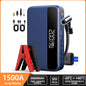 Avviatore di Emergenza per Auto con Compressore d'Aria Senza Fili, Gonfiatore Pneumatici, Booster Batteria con Power Bank e Torcia LED, Avviatore 12V per Tutti i Veicoli a Benzina o Diesel fino a 10.0L, Avviatore di Emergenza