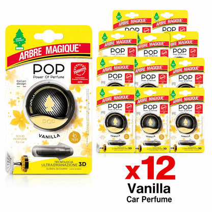 Arbre Magique POP Vaniglia – Confezione da 6 o 12 profumatori auto