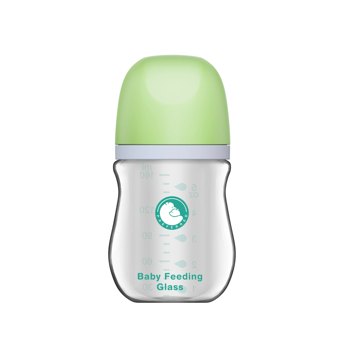 MAMIJOY Biberon anti-stocar Bottiglie di vetro per neonati 90/160ML Biberon per latte anti-flatulenza Infantile BPA gratuito 0-3 mesi
