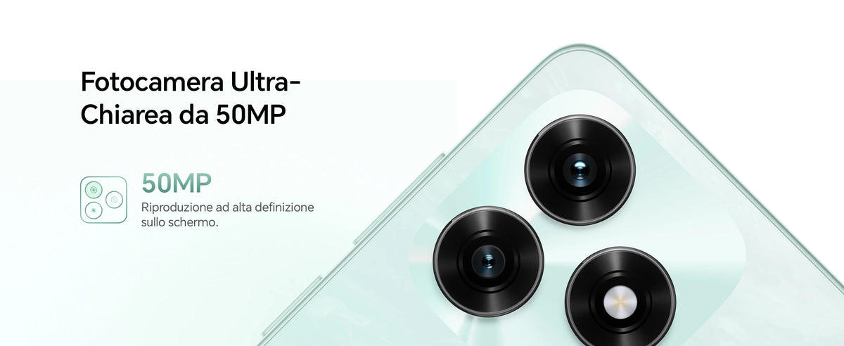 Smartphone HONOR X5c Plus, 5260 mAh, display da 6,74 pollici a 90 Hz, fotocamera da 50+5 MP, Android 15, processore octa-core, riconoscimento delle impronte digitali e del volto