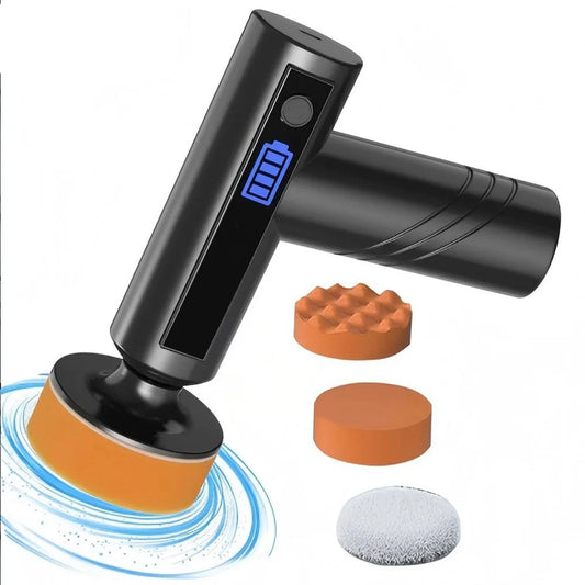Lucidatrice per Auto 4500mAh, Lucidatrice Portatile Senza Fili, Macchina per Lucidatura e Ceratura Auto, Utensile Elettrico per Pulizia e Riparazione Carrozzeria