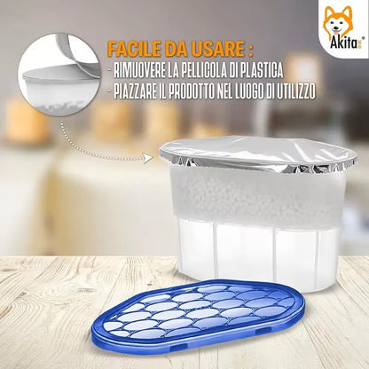 Set 6 Assorbiumidità 500ml | Deumidificatore Ambienti Casa, Cucina, Bagno, Camera da Letto, Armadi, Cantina, Roulotte, Garage | Contro Condensa, Cattivi Odori